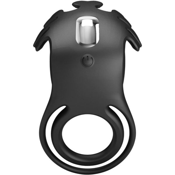 PRETTY LOVE - ANNEAU VIBRATEUR RUBEN 7 VIBRATIONS SILICONE NOIR – Image 4