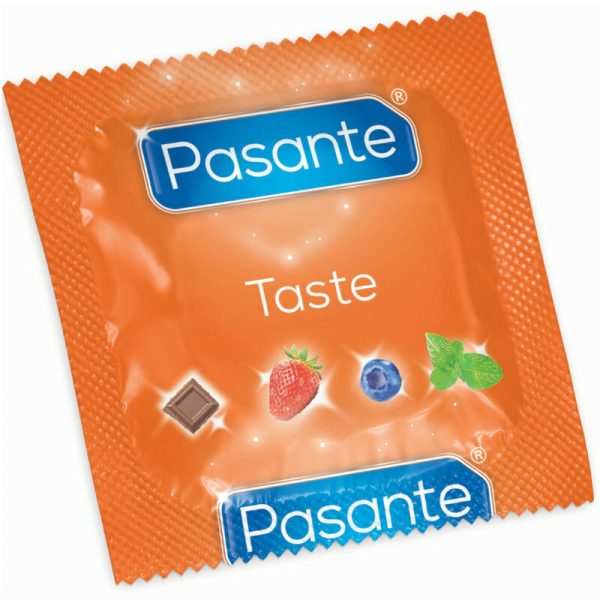 PASANTE - PRÉSERVATIFS SAVEUR BLEUET SAC 144 UNITÉS – Image 2