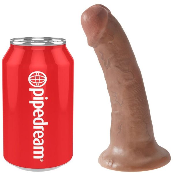 KING COCK - PÉNIS RÉALISTE 15 CM CARAMEL – Image 5