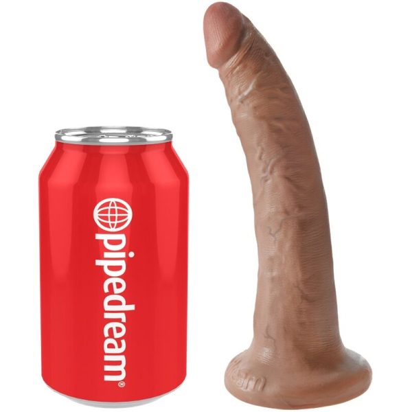 KING COCK - PÉNIS RÉALISTE 17.5 CM CARAMEL – Image 4