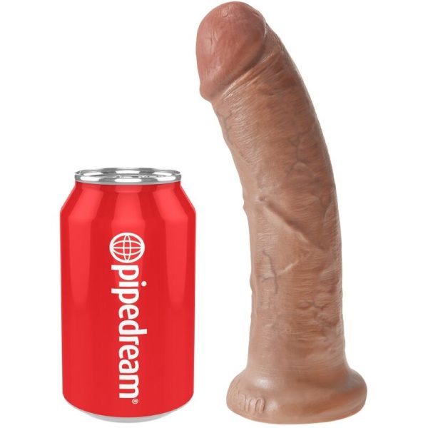 KING COCK - PÉNIS RÉALISTE 19.5 CM CARAMEL – Image 5