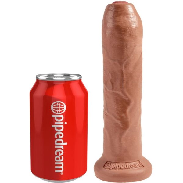 KING COCK - PÉNIS RÉALISTE NON COUPÉ 17.8 CM CARAMEL – Image 2