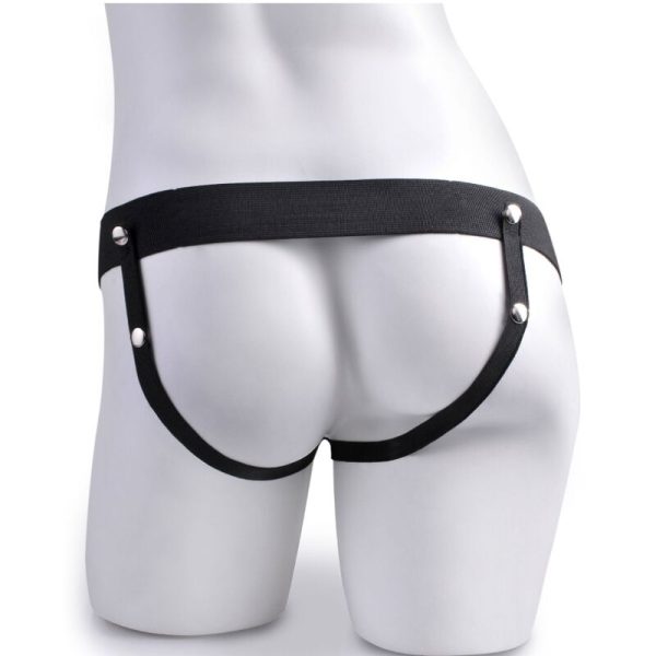 FETISH FANTASY SERIES - HARNAIS RÉGLABLE TÉLÉCOMMANDE PÉNIS RÉALISTE AVEC TESTICULES RECHARGEABLES ET VIBRATEUR 15 CM – Image 5