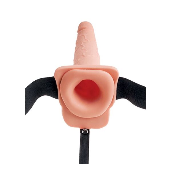 FETISH FANTASY SERIES - HARNAIS RÉGLABLE PÉNIS RÉALISTE AVEC BALLES ÉJACULANTES 19 CM – Image 2