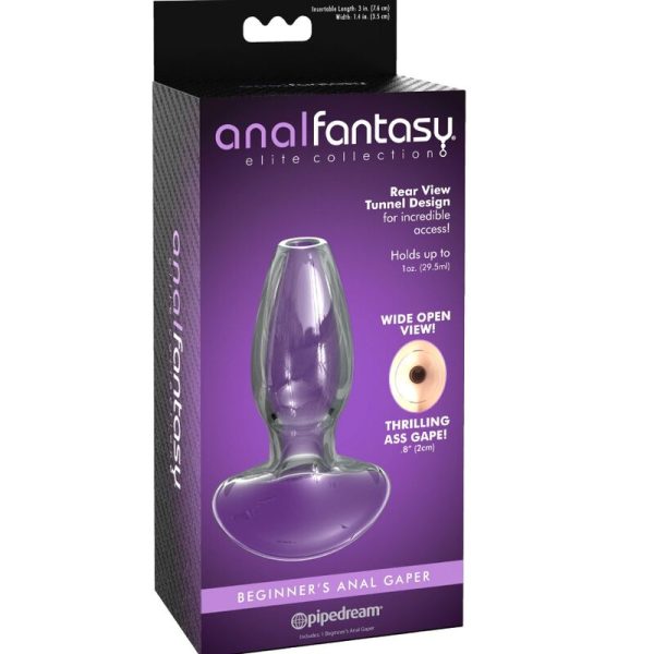 ANAL FANTASY ELITE COLLECTION - DILATATEUR ANAL GAPER POUR DÉBUTANTS CRISTAL TAILLE S – Image 4
