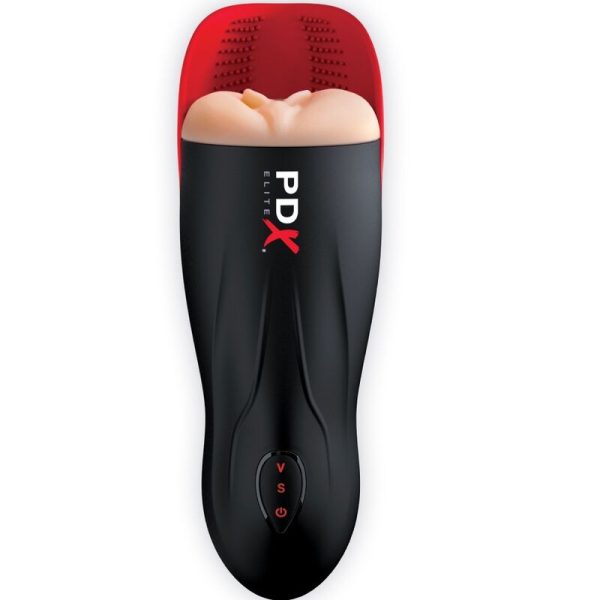 PDX ELITE - STROKER FUCK-O-MATIC VAGIN DOUBLE VIBRATION PÉNIS ET TESTICULES – Image 2