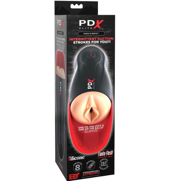 PDX ELITE - STROKER FUCK-O-MATIC VAGIN DOUBLE VIBRATION PÉNIS ET TESTICULES – Image 3