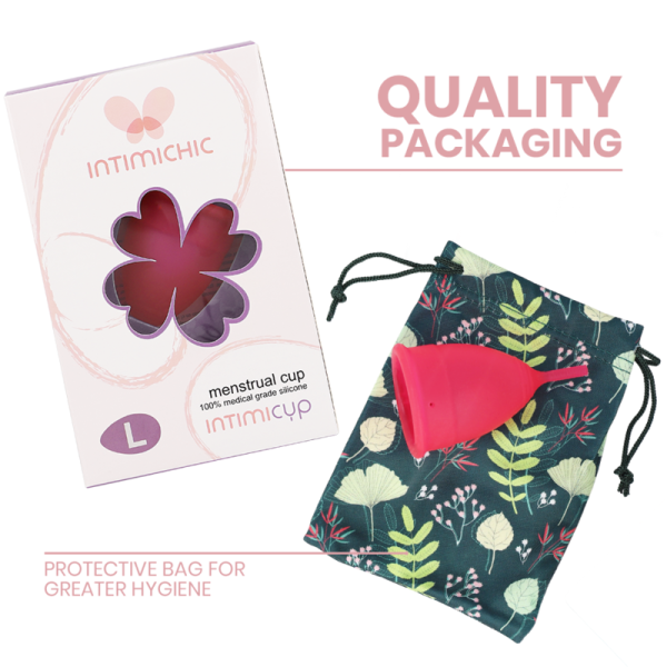 INTIMICHIC - COUPE MENSTRUELLE EN SILICONE MÉDICALE - TAILLE L – Image 5
