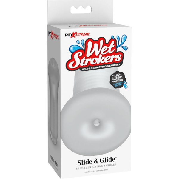 FETISH FANTASY EXTREME - MASTURBADEUR MÂLE EN SILICONE TRANSPARENT SLIDE  GLIDE – Image 4