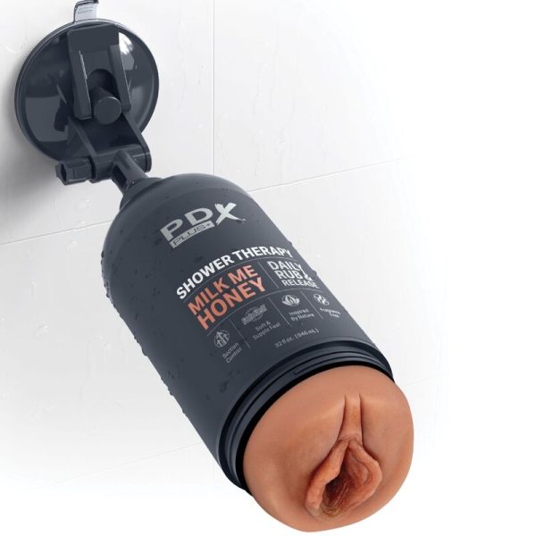 PDX PLUS - MASTURBATEUR STROKER CONCEPTION DE BOUTEILLE DISCRÈTE MILK ME HONEY CANDY SHAMPOOING – Image 2