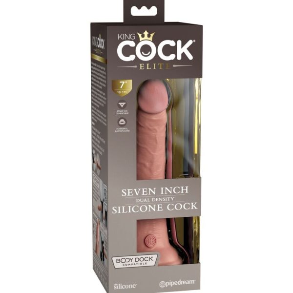 KING COCK - ELITE GODE RÉALISTE EN SILICONE 17.8 CM – Image 5