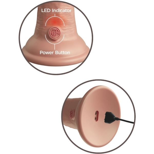KING COCK - ELITE GODE RÉALISTE VIBRANT  SILICONE 15.2 CM – Image 5