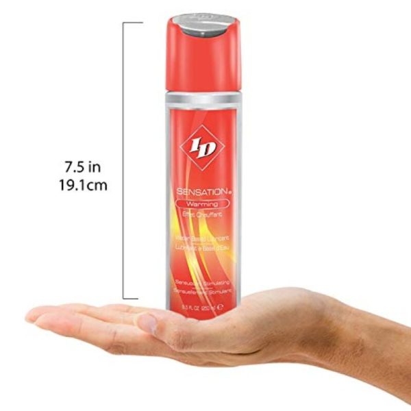 ID SENSATION - LUBRIFIANT BASE D'EAU  EFFET CHALEUR 250 ML – Image 2