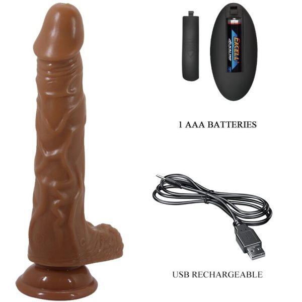 BAILE - BODACH VIBRATEUR RÉALISTE AVEC VENTOUSE TÉLÉCOMMANDE – Image 5