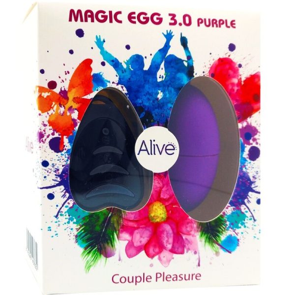 ALIVE - MAGIC EGG 3.0 OEUF VIBRANT TÉLÉCOMMANDE VIOLET – Image 2