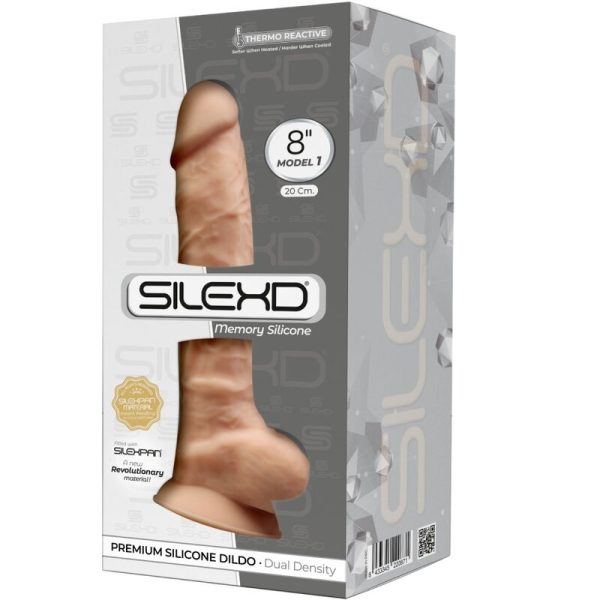 SILEXD - MODÈLE 1 PÉNIS RÉALISTE PREMIUM SILEXPAN SILICONE 20 CM – Image 2