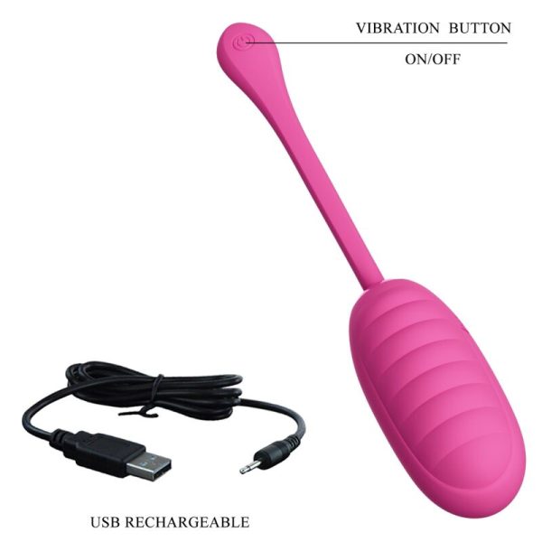 PRETTY LOVE - OEUF VIBRANT RECHARGEABLE CATALINA ROSE – Image 5
