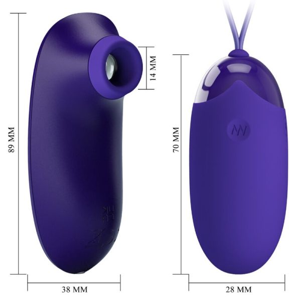 PRETTY LOVE - STIMULATEUR ET OEUF PORTABLE – Image 5