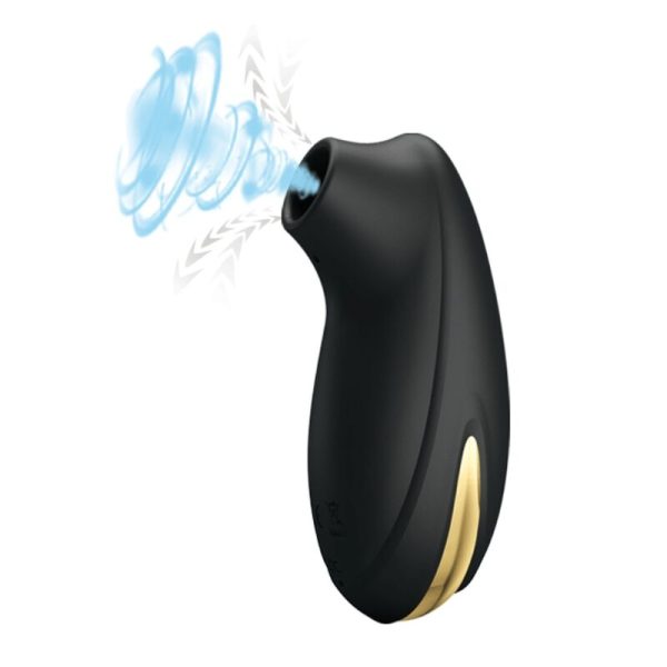 PRETTY LOVE - MASSEUR À ASPIRATION RECHARGEABLE DE LUXE NOIR – Image 5