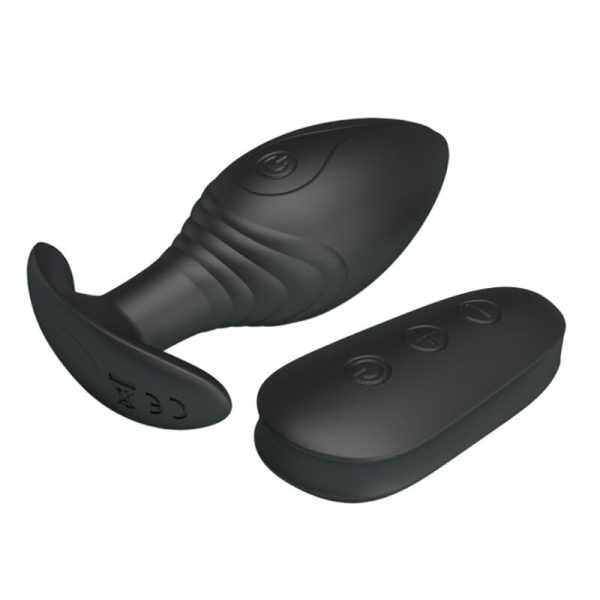 PRETTY LOVE - VIBRATEUR RECHARGEABLE REGINA ANAL PLUG NOIR – Image 5