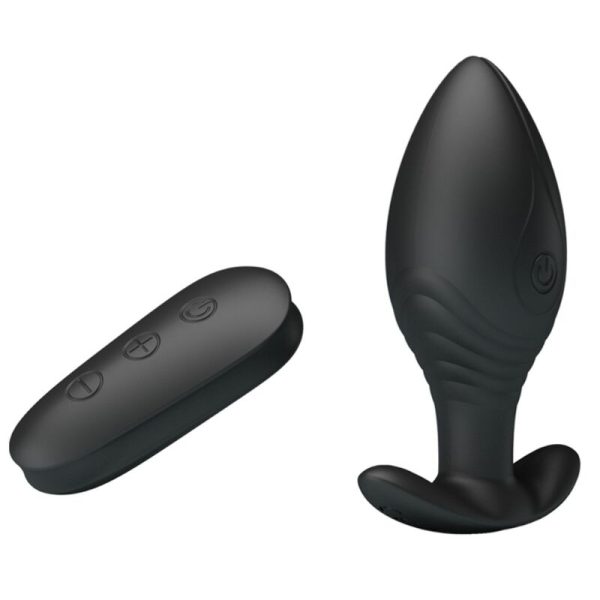 PRETTY LOVE - VIBRATEUR RECHARGEABLE REGINA ANAL PLUG NOIR – Image 3