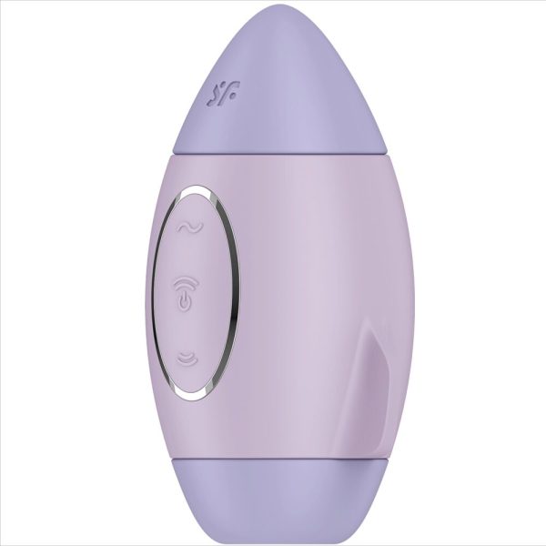 SATISFYER - MISSION CONTROL LILA VIBRADOR PEQUEÑO DE DOBLE IMPULSO – Image 2
