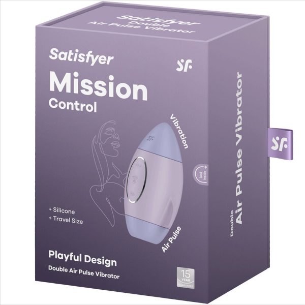 SATISFYER - MISSION CONTROL LILA VIBRADOR PEQUEÑO DE DOBLE IMPULSO – Image 5