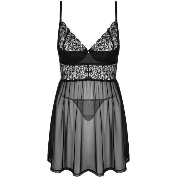 OBSESSIVE - CHEMERIS SET BADYDOLL  TANGA XS/S – Image 5