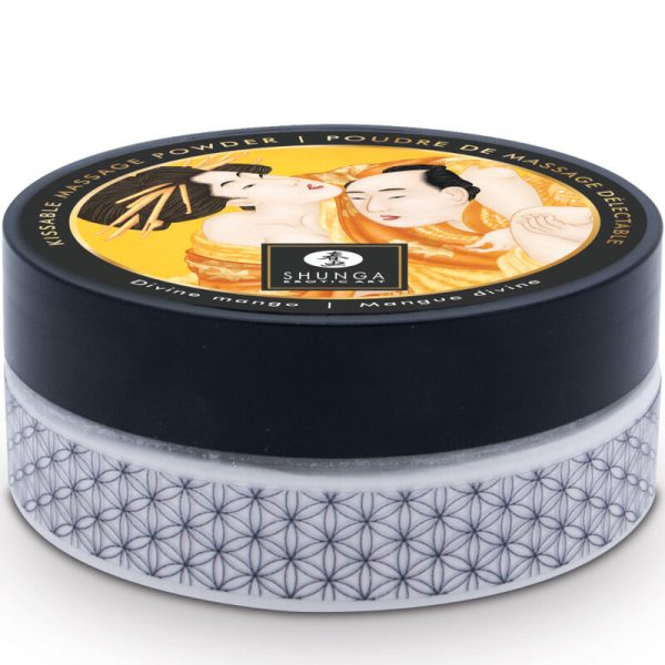 SHUNGA - KIT DE POUDRE DE MASSAGE COMESTIBLE MANGUE – Image 2