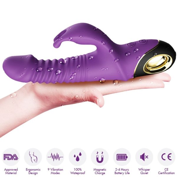 ARMONY - ZING GODE VIBRATEUR LAPIN VIOLET – Image 4
