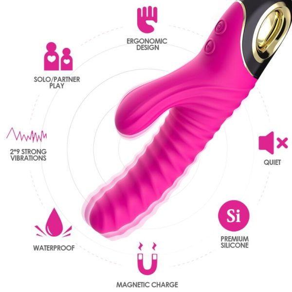 ARMONY - VIBRATEUR ETERNITY SILICONE FUCHSIA – Image 3