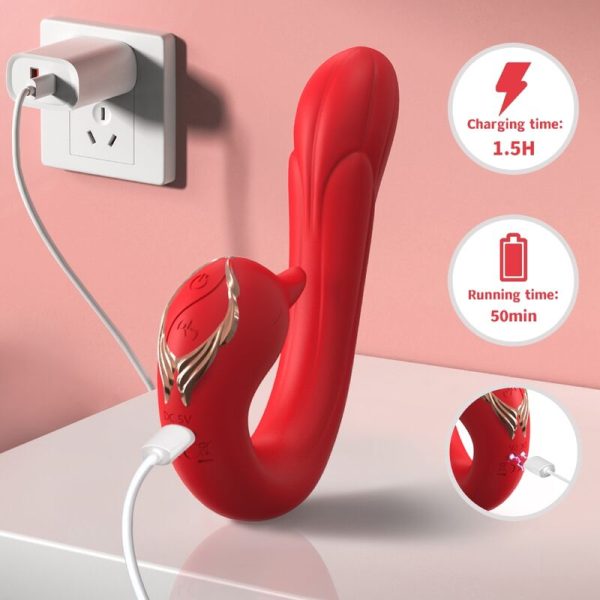 ARMONY - VIBRATEUR DELFIN MULTIPOSITION  EFFET CHALEUR ROUGE – Image 4