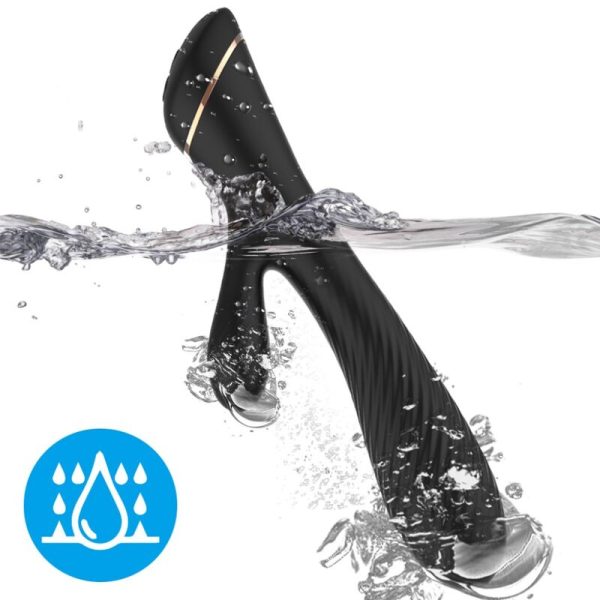 ARMONY - VIBRATEUR LAPIN SILICONE NOIR – Image 2