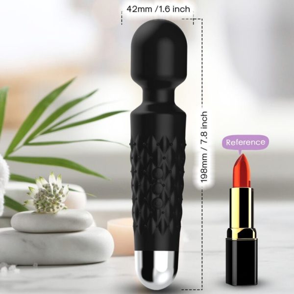 ARMONY - MASSEUR ET VIBRATEUR POSTMAN TÊTE SUPER FLEXIBLE NOIR – Image 2