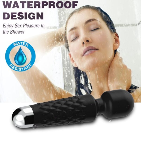 ARMONY - MASSEUR ET VIBRATEUR POSTMAN TÊTE SUPER FLEXIBLE NOIR – Image 3