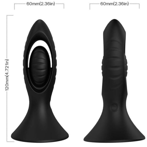 ARMONY - VIBRATEUR  PLUG ANAL SILICONE NOIR – Image 4