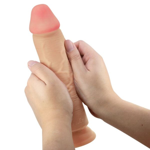 PRETTY LOVE - SÉRIE SLIDING SKIN GODE RÉALISTE AVEC VENTOUSE SLIDING SKIN FLESH 23,4 CM – Image 3