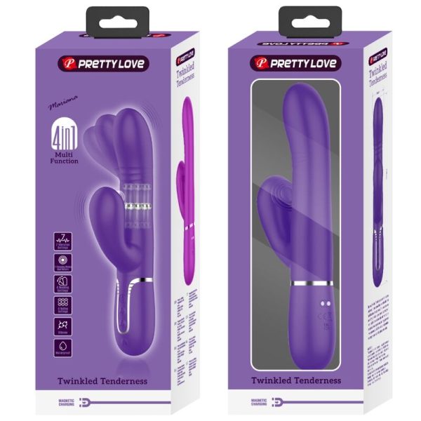 PRETTY LOVE - VIBRATEUR MULTIFONCTION G-SPOT VIOLET – Image 4