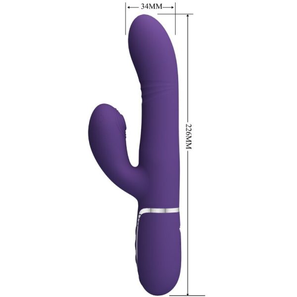 PRETTY LOVE - VIBRATEUR MULTIFONCTION G-SPOT VIOLET – Image 2