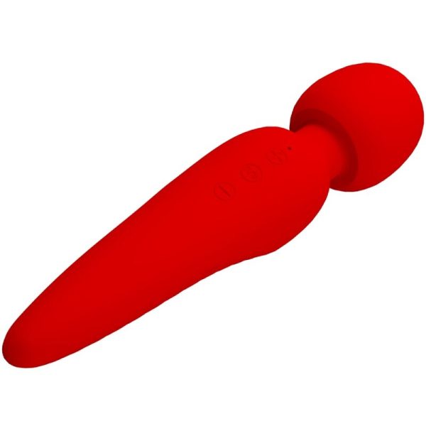 PRETTY LOVE - MASSEUR MEREDITH 12 MODES DE VIBRATION ROUGE – Image 2
