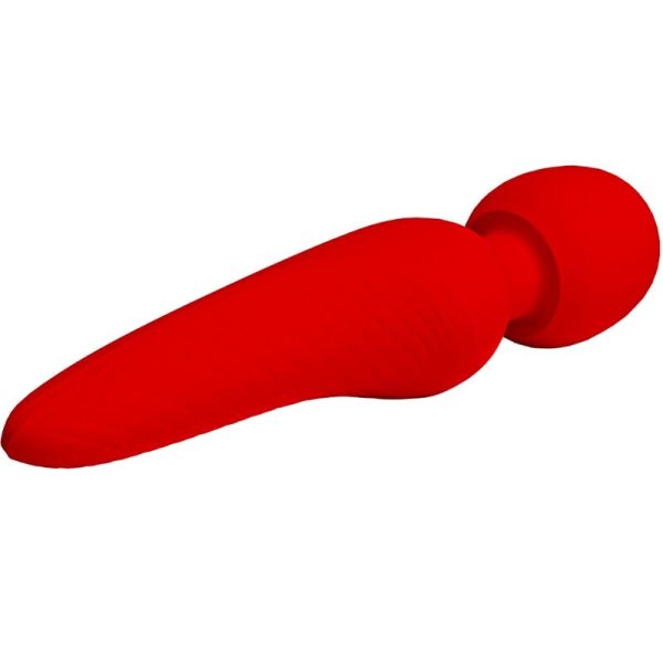 PRETTY LOVE - MASSEUR MEREDITH 12 MODES DE VIBRATION ROUGE – Image 4