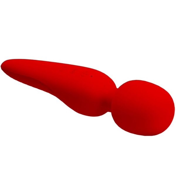 PRETTY LOVE - MASSEUR MEREDITH 12 MODES DE VIBRATION ROUGE – Image 5