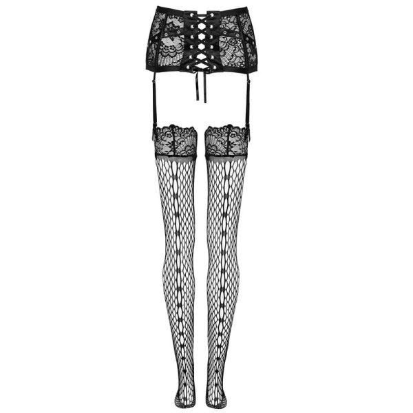 LIVCO CORSETTI FASHION - JELLY LC 90673 LIGUERO + MEDIAS NEGRO – Image 5
