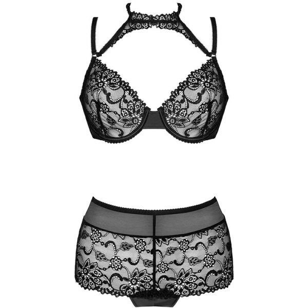 LIVCO CORSETTI FASHION - LINERA FOR THE SENSES COLLECTION SUJETADOR + PANTY NEGRO – Image 3
