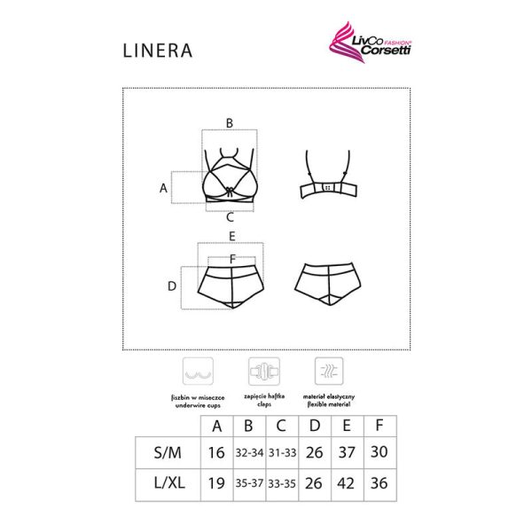 LIVCO CORSETTI FASHION - LINERA FOR THE SENSES COLLECTION SUJETADOR + PANTY NEGRO – Image 5