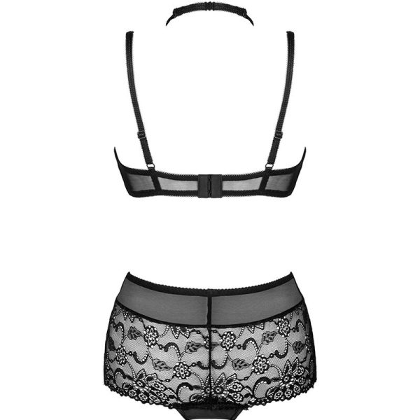 LIVCO CORSETTI FASHION - LINERA FOR THE SENSES COLLECTION SUJETADOR + PANTY NEGRO – Image 4
