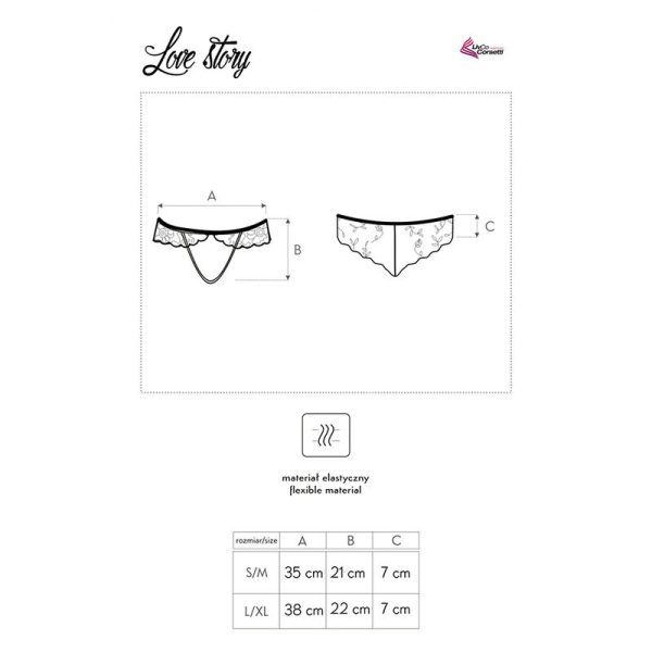 LIVCO CORSETTI FASHION - LOVE STORY LC 90679 PANTY NEGRO – Image 5