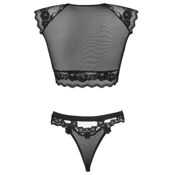 LIVCO CORSETTI FASHION - TIMOSAN LC 90631 SUJETADOR + PANTY NEGRO – Image 4