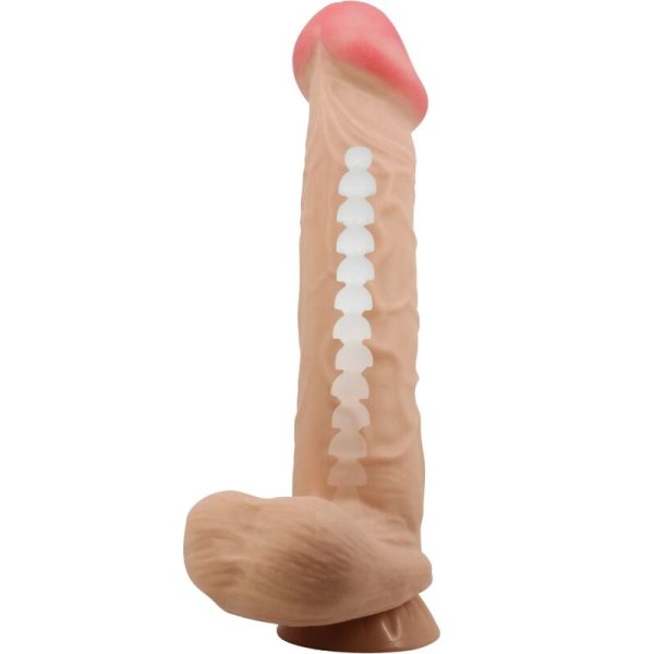PRETTY LOVE - SÉRIE SLIDING SKIN GODE RÉALISTE AVEC VENTOUSE SLIDING SKIN FLESH 26 CM – Image 5