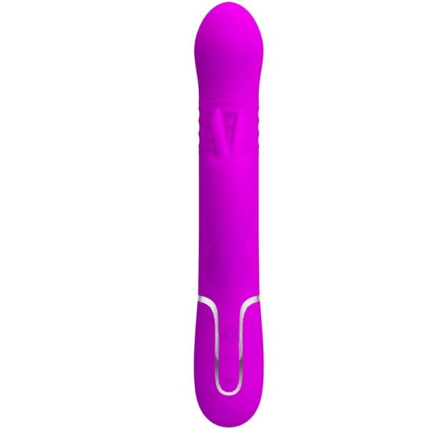 PRETTY LOVE - VIBRATEUR COALE RABBIT PERLES VIOLET – Image 2